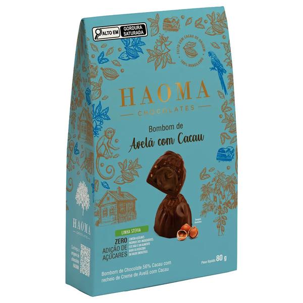 BOMBOM AVELA COM CACAU HAOMA 80G