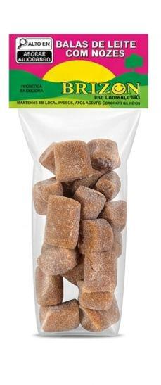 BRIZON BALA DE LEITE COM NOZES 100G
