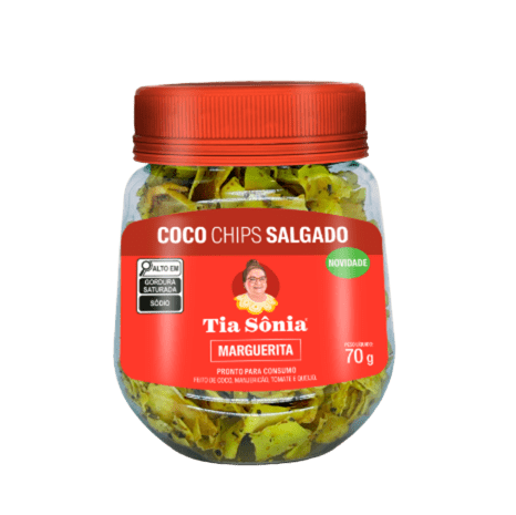 COCO CHIPS SALGADO MARGUERITA TIA SONIA 70G