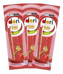 DORI TUBO ACIDO MORANGO 17G