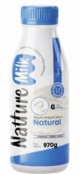 IOGURTE NATURAL NATTURE MILK 970G