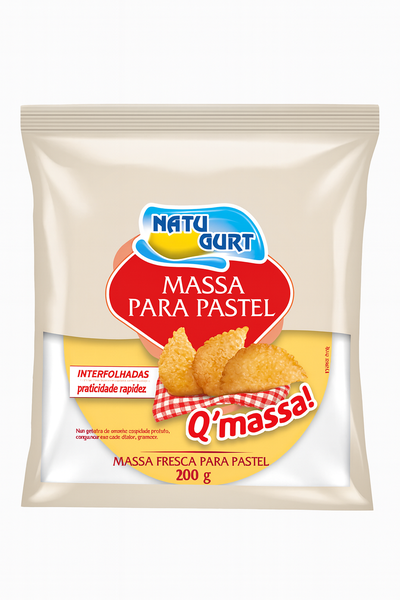 MASSA PASTEL NATURAL GURT DISCO 200G