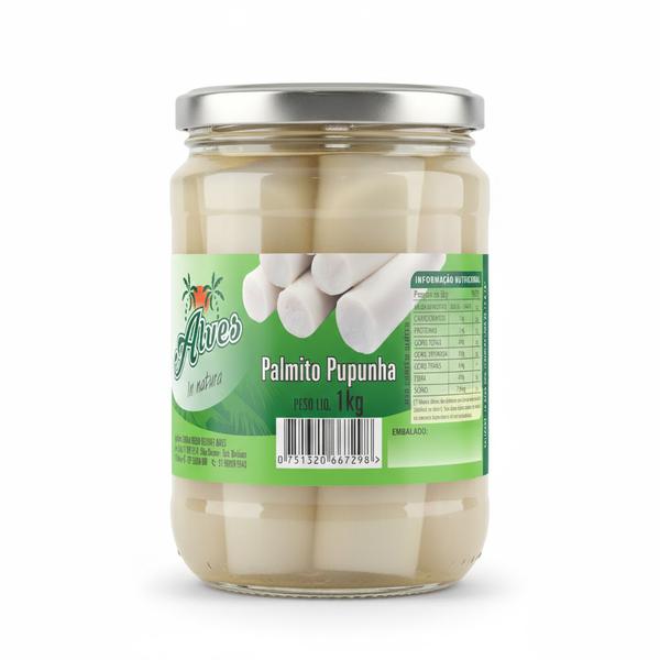 PALMITO DE PUPUNHA IN NATURA ALVES 1KG