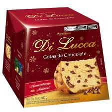 PANETTONE DI LUCCA GOTAS SABOR CHOCOLATE 400G