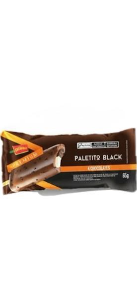 PICOLE PALETITO BLACK PALETITAS 65G