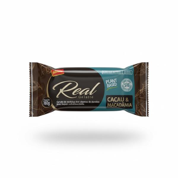 PICOLE REAL GELLATO CACAU E MACADAMIA PALETITAS 60G