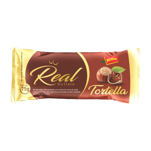 PICOLE REAL GELLATO TORTELLA PALETITAS 75G
