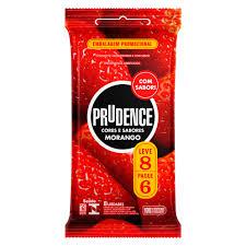 PRESERVATIVO PRUDENCE MORANGO 8UN