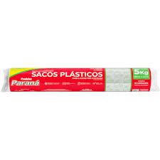 SACO PLASTICO PARANA 5KG ROLO COM 50 UN
