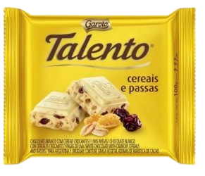 TALENTO TAB CHOC BRANCO CER 85G