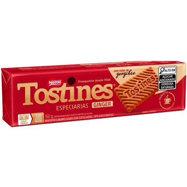 TOSTINES BISCOITO ESPECIARIAS GENGIBRE 150G