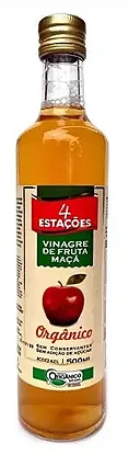 VINAGRE 4 ESTACOES VD MACA ORG 500ML