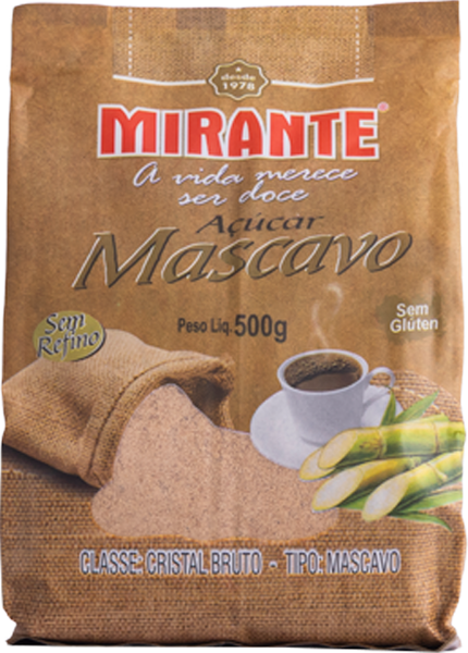 Acucar Mascavo Mirante 500gr