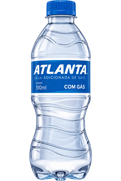 Agua Mineral C/Gas Atlanta 510ml
