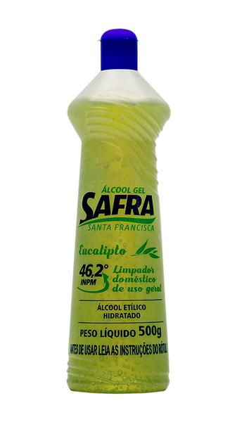 Alcool Gel 46 Eucalipto 500ml Safra