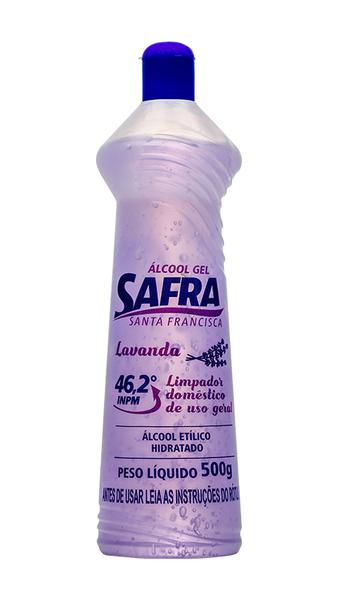 Alcool Gel 46 Lavanda 500ml Safra