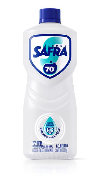 Alcool Gel 70 Antibac 860g Safra