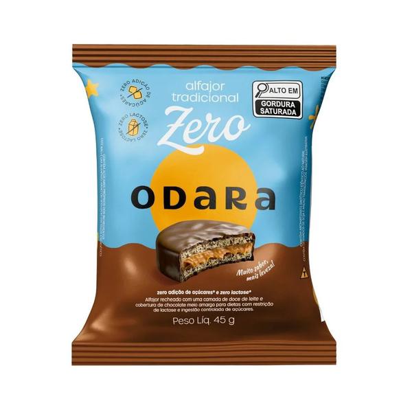 Alfajor tradicional Doce De Leite zero Odara 65g