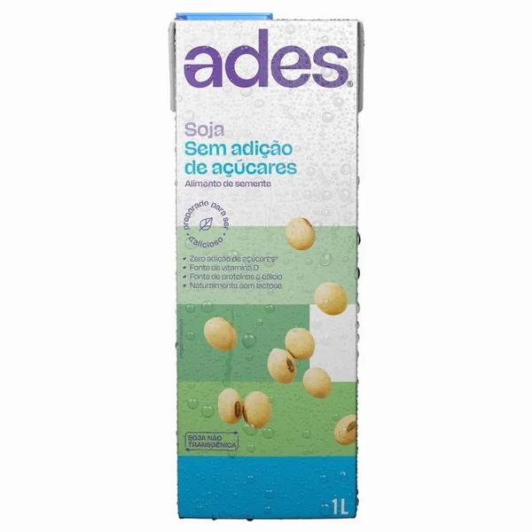 Alimento De Soja Orig Zero Ades 1 Lt
