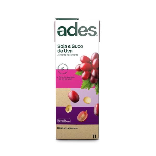 Alimento De Soja Uva Ades 1 Lt