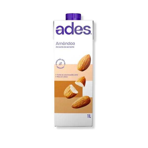 Alimento  Soja Amendoa Orig Ades 1 Lt
