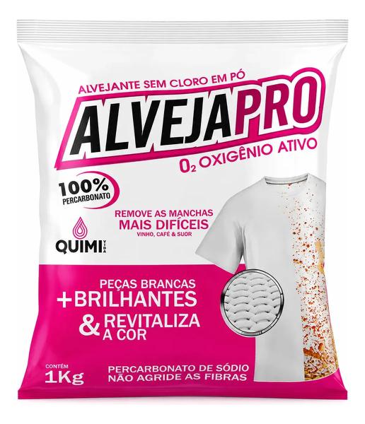 Alvejante Em Po S/Cloro Alvejapro 1kg Roupa Branca