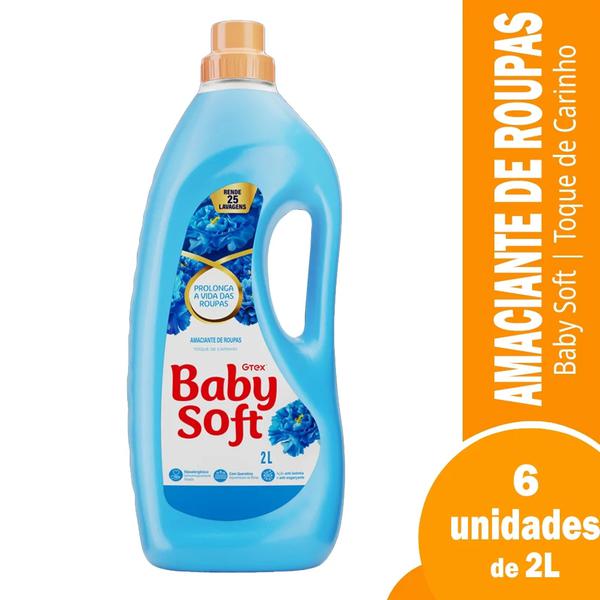 Amac Toque De Carinho Azul Baby Soft 2lt