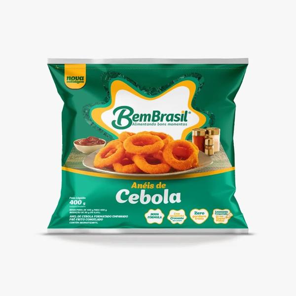 Anel De Cebola Empanado Bem Brasil 400gr