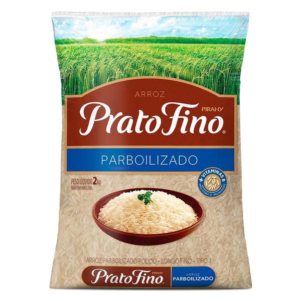 Arroz Parbolizado Prato Fino 2kg
