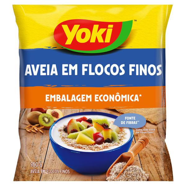 Aveia Flocos Finos Yoki Pct 500gr
