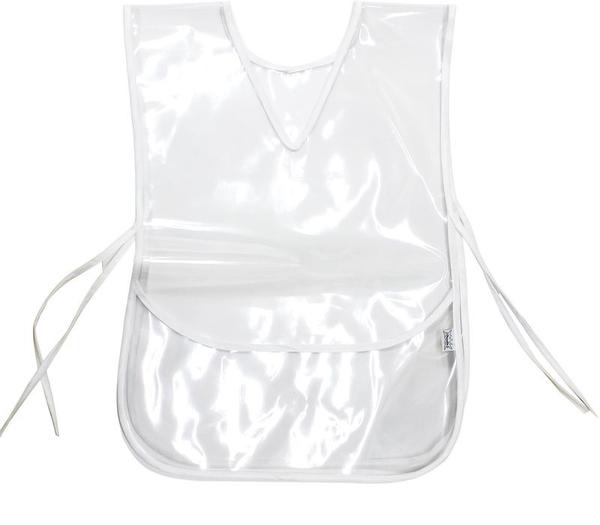 Avental Escolar Liso Cristal Pequeno