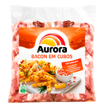Bacon Em Cubos 250gr Aurora