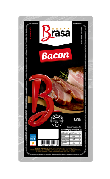 Bacon Fatiado 250g Brasa