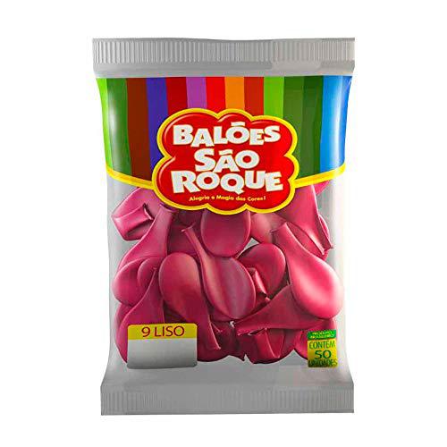 Balão Rosa Shock N9 Sao Roque C/50
