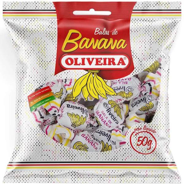 Bala Banana Oliveira 50gr