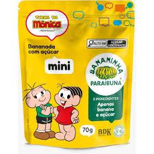 Bala Bananinha C/Acucar sahe Paraibuna 70gr