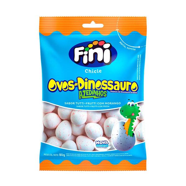 Bala Chiclete Ovos De Dinossauro 80gr