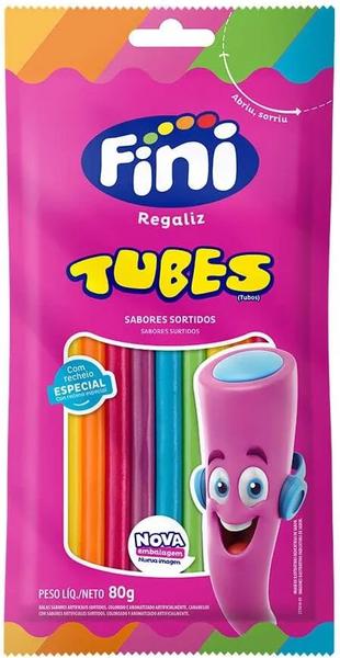 Bala Regaliz Tubes Trolls Fini 80gr