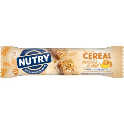 Barra Cereal Aveia/Ban/Mel Nutry 22gr