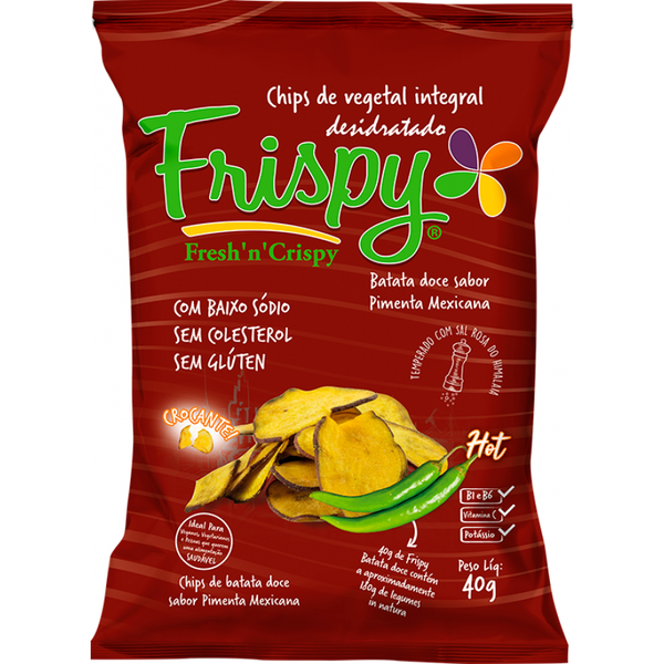 Batata Doce Chips Piment Mexi Frispy 40g