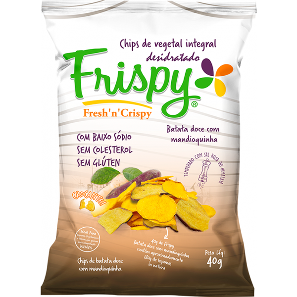 Batata Doce/Manioquinha Chips Frispy 40g