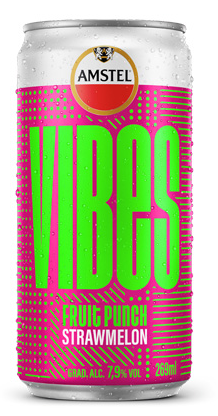 Beb Alcool Mista Vibes Amstel 269ml Lt Morango