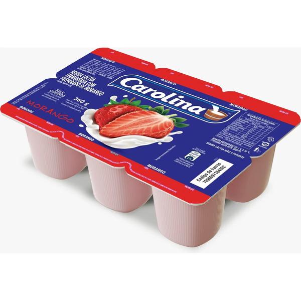 Bebida Lactea C/Polpa Carolina Morang 510gr