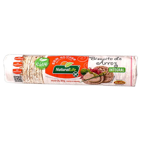 Biscoito Arroz S/Gluten Naturallife 80gr
