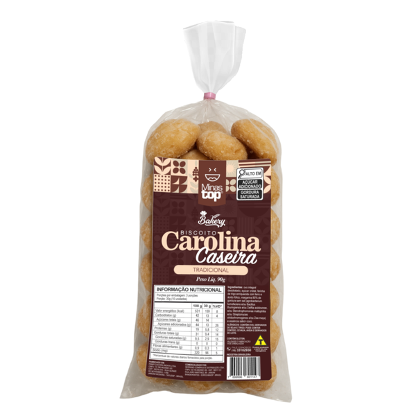 Biscoito Carolina 90gr
