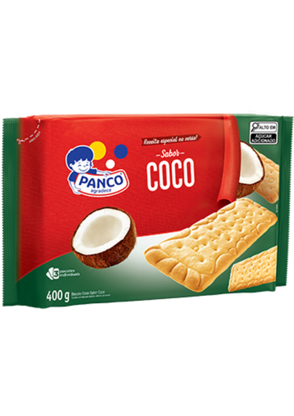 Biscoito Coco Panco 400gr