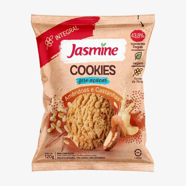 Biscoito Cookie Int Amendoas/Cast Jasmine 150gr