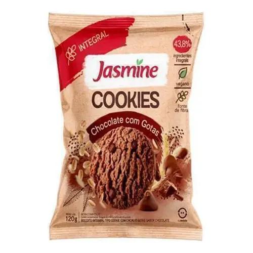 Biscoito Cookie Int Cacau/Gotas Cho Jasmine 150gr