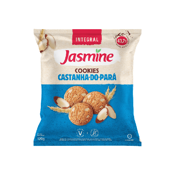 Biscoito Cookie Int Castanha Para Jasmine 150gr
