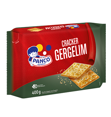 Biscoito Cracker Gergelim Panco 400gr